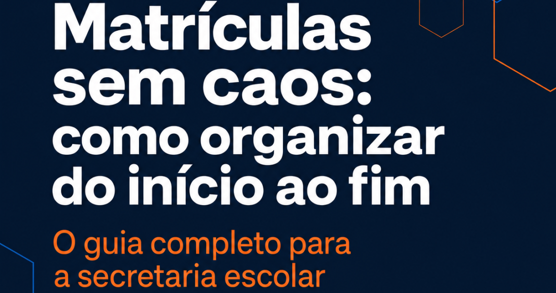 organização de matrículas escolares